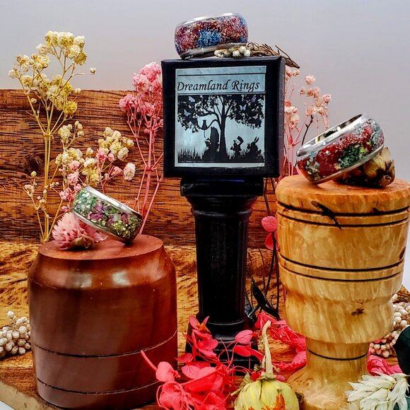 "Pink Riot" with Red Opal & Red Quartz - Picture 5 of 5